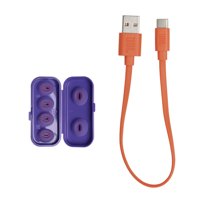 JBL Tune Flex Ghost Edition - Ghost Purple - True wireless Noise Cancelling earbuds - Detailshot 4 image number null